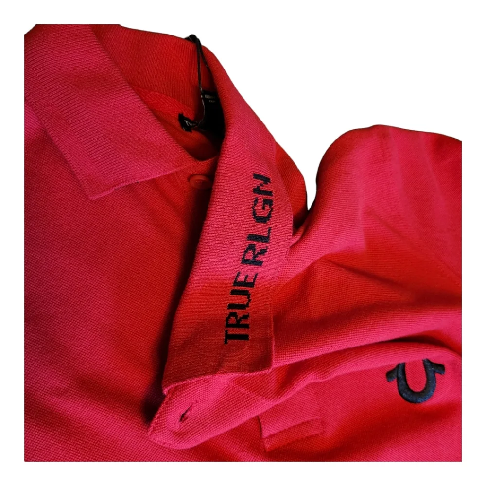 NEW True Religion Branded Collar SS Polo Shirt True Religion Polo Size Medium